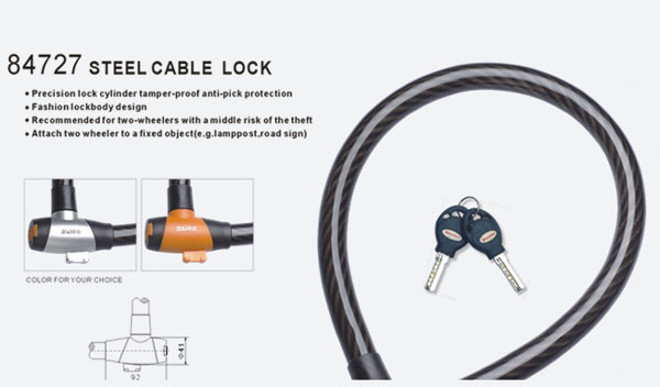 鋼纜鎖84727
